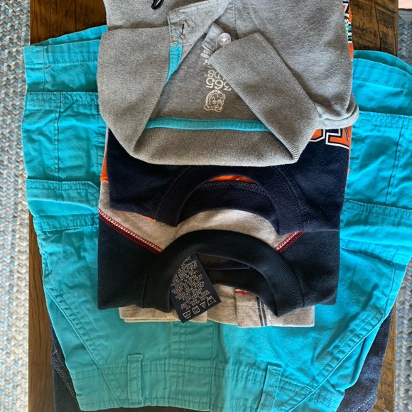 SIZE 4 - 3 shirts- 2 shorts.  GREAT SHAPE -      Like new - $18 - Picture 2 of 8